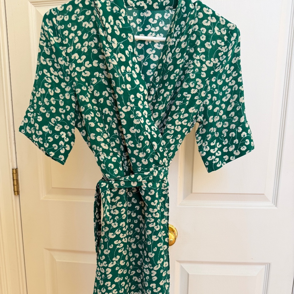 Silk Wrap Dress